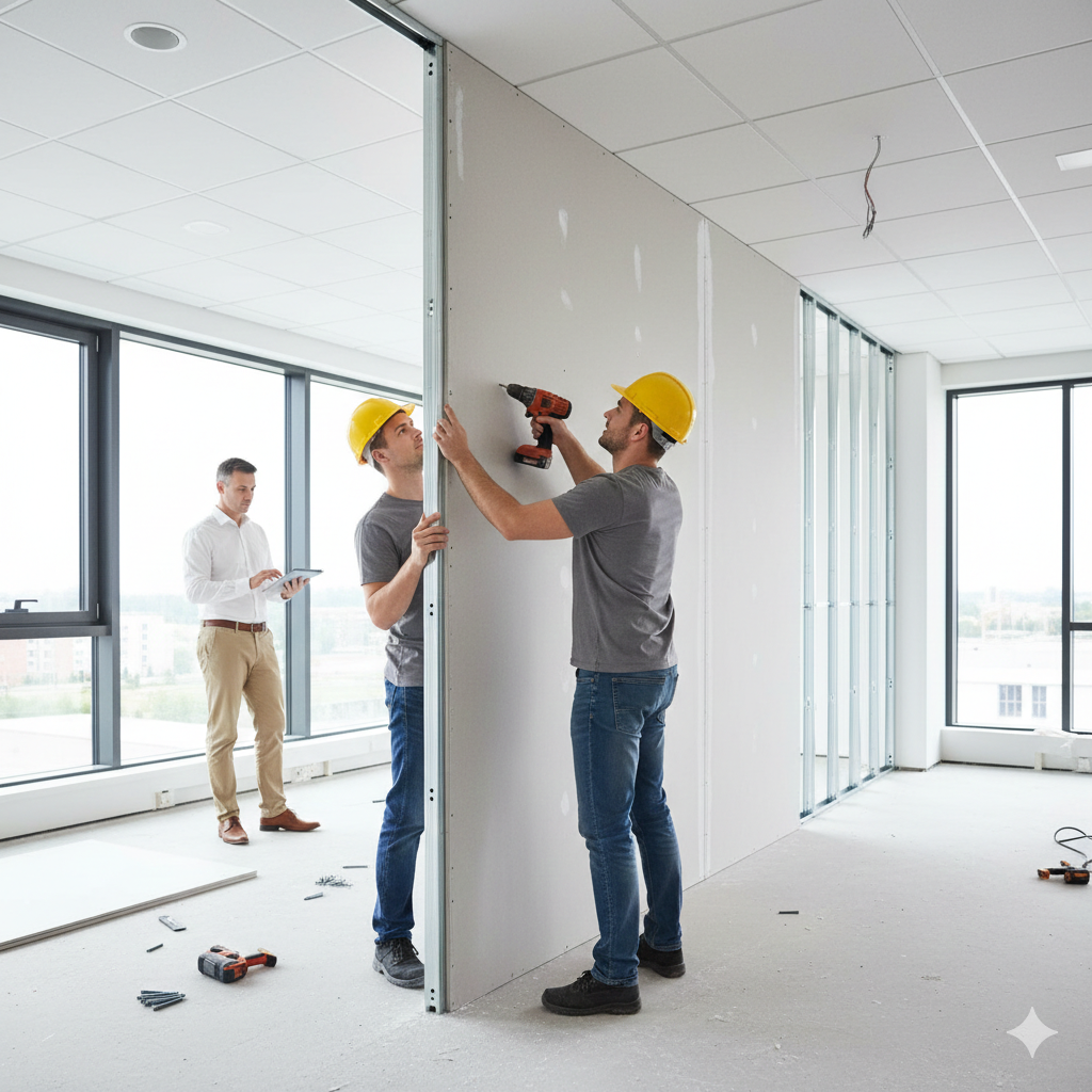 Instalación profesional de tabla roca y plafones en hogares de CDMX